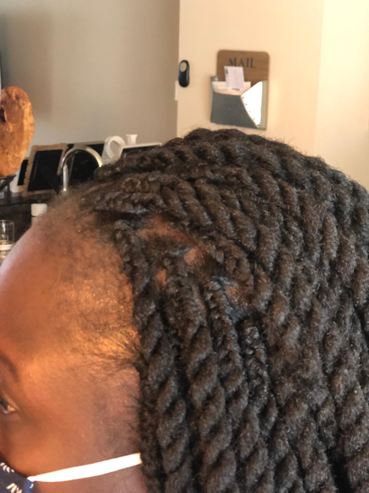 Braided hairstyle